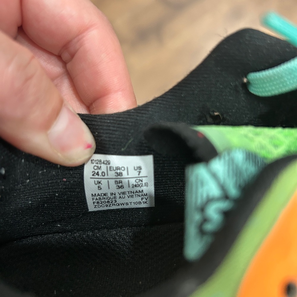 ASICS Vibrant Athletic Sneakers - Green and Orange - Picture 6 of 6